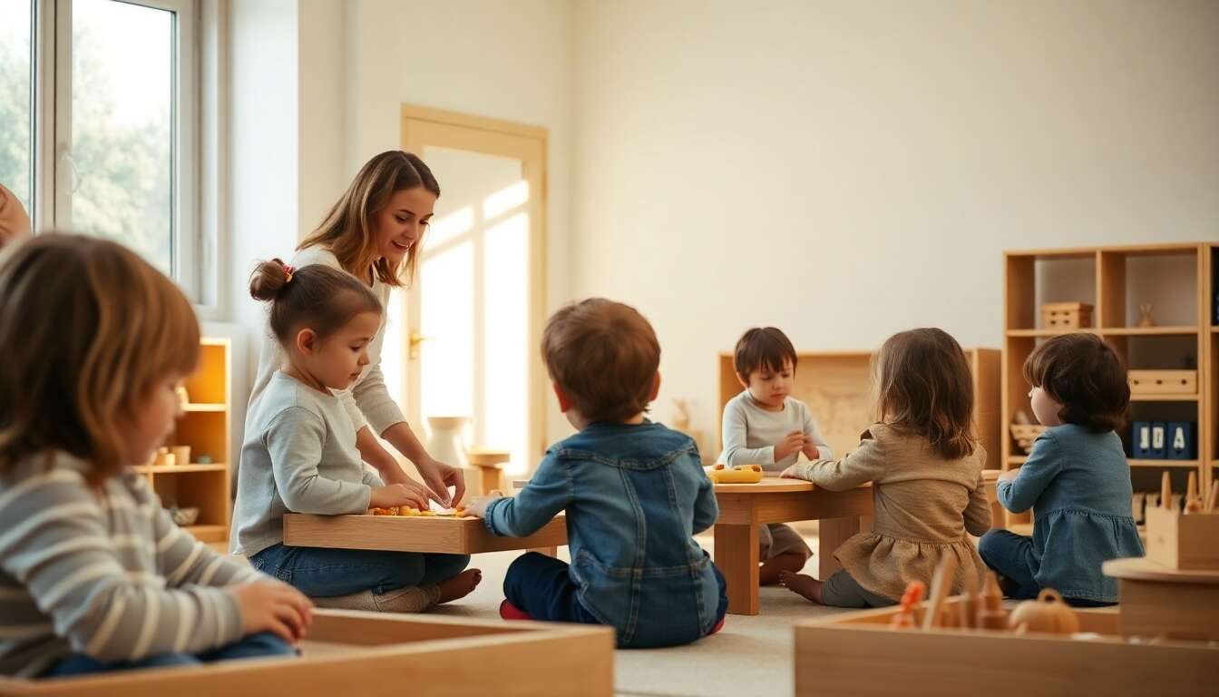 Quel rôle joue l'adulte dans l'éducation Montessori ?