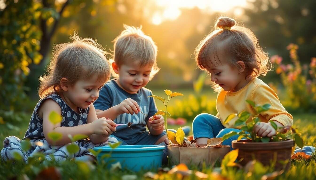 3 activités Montessori pour éveiller les enfants à la nature
