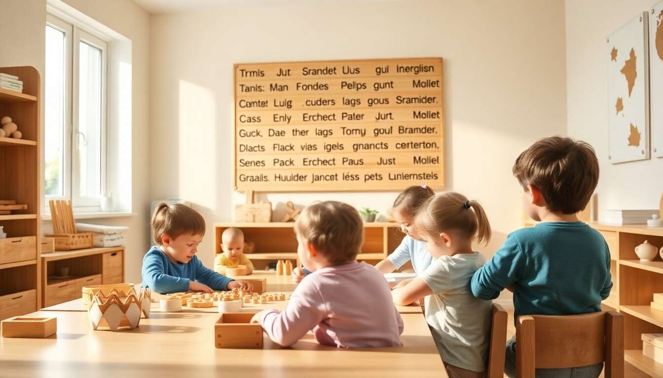 Pourquoi enseigne-t-on en deux langues à l'école Montessori ?