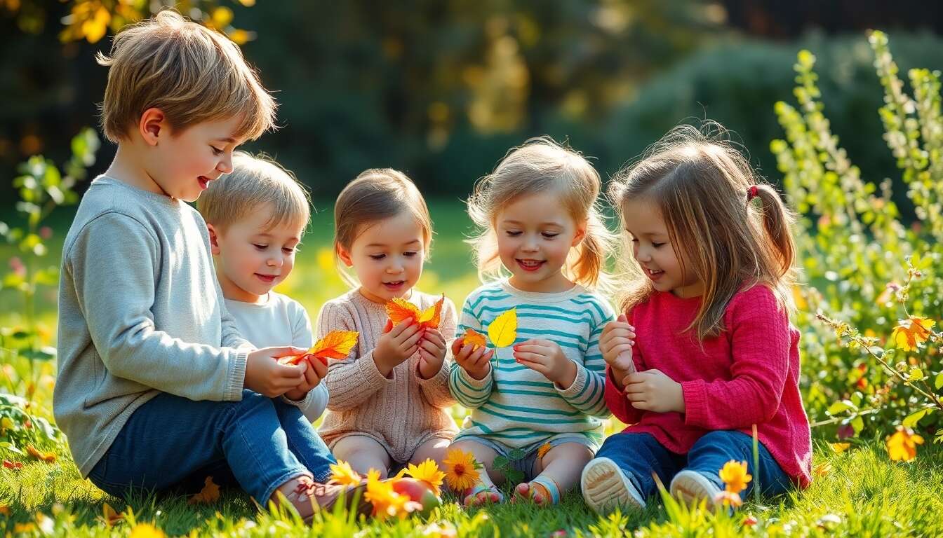 Activités d'éveil pour le corps et les cinq sens