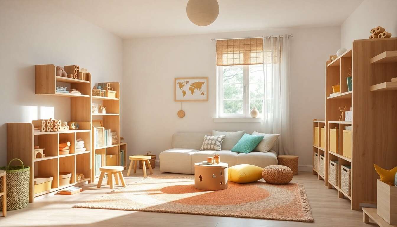Rangement Montessori : techniques efficaces pour enfants