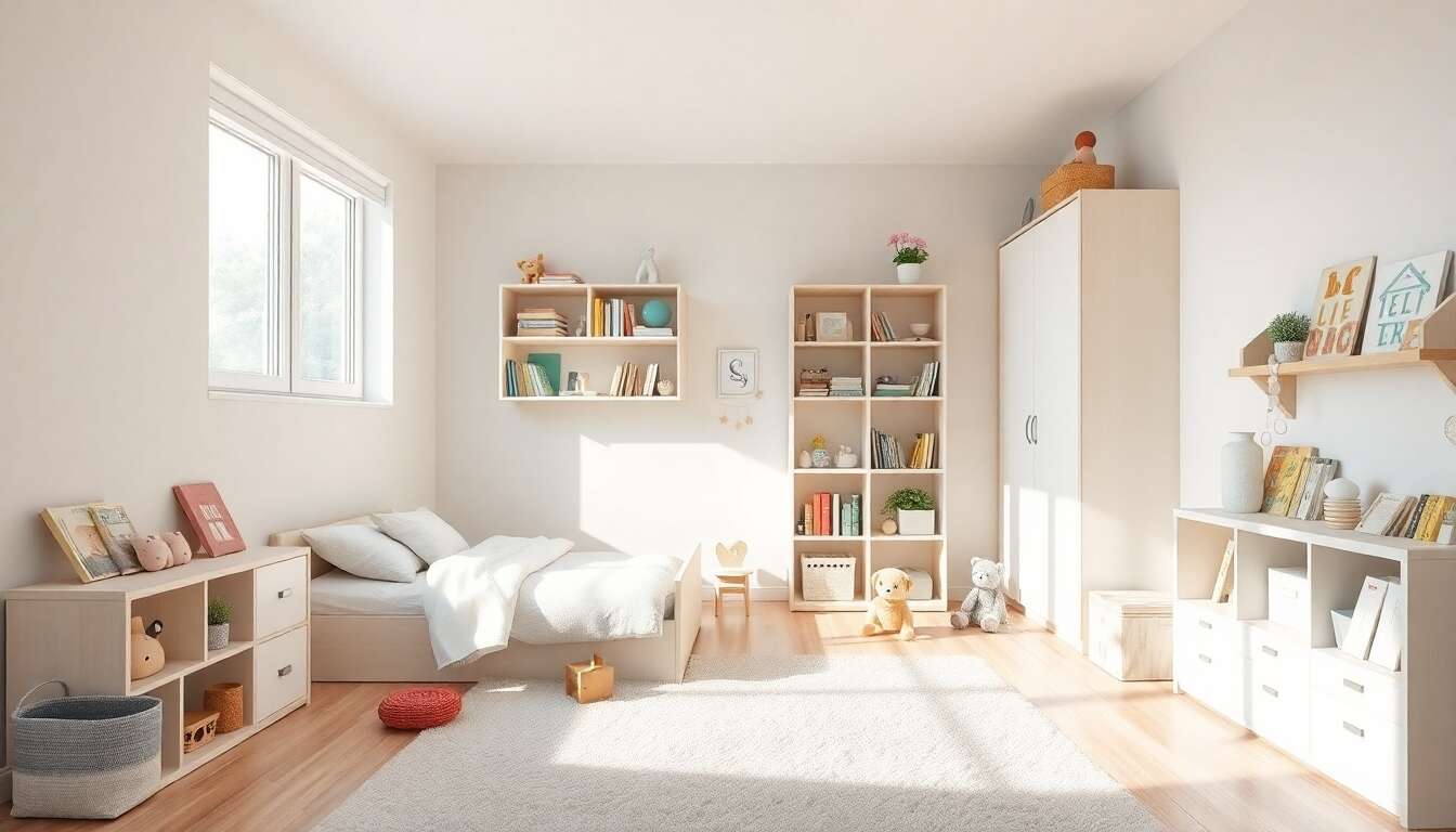 Adapter la chambre de l'enfant selon la pédagogie Montessori