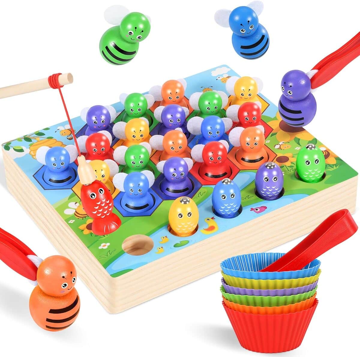 Test des jeux Montessori Ophy : abeilles et motricité en action
