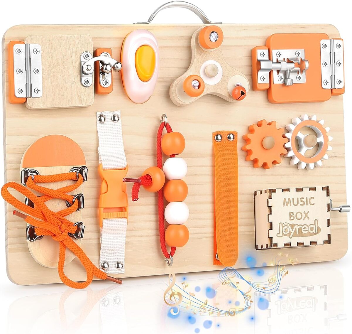 Test Joyreal Busy Board Montessori : l'éveil des sens