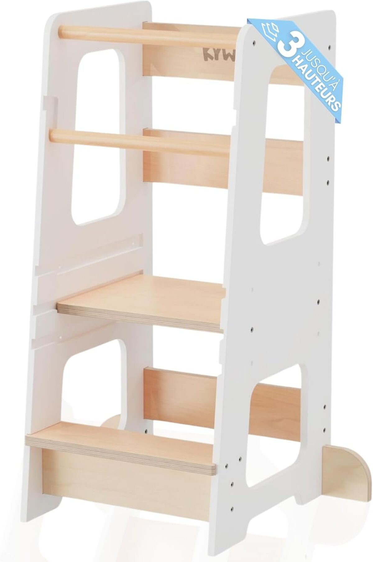 Test : kywai® tour d'observation enfant antidérapante Montessori blanche