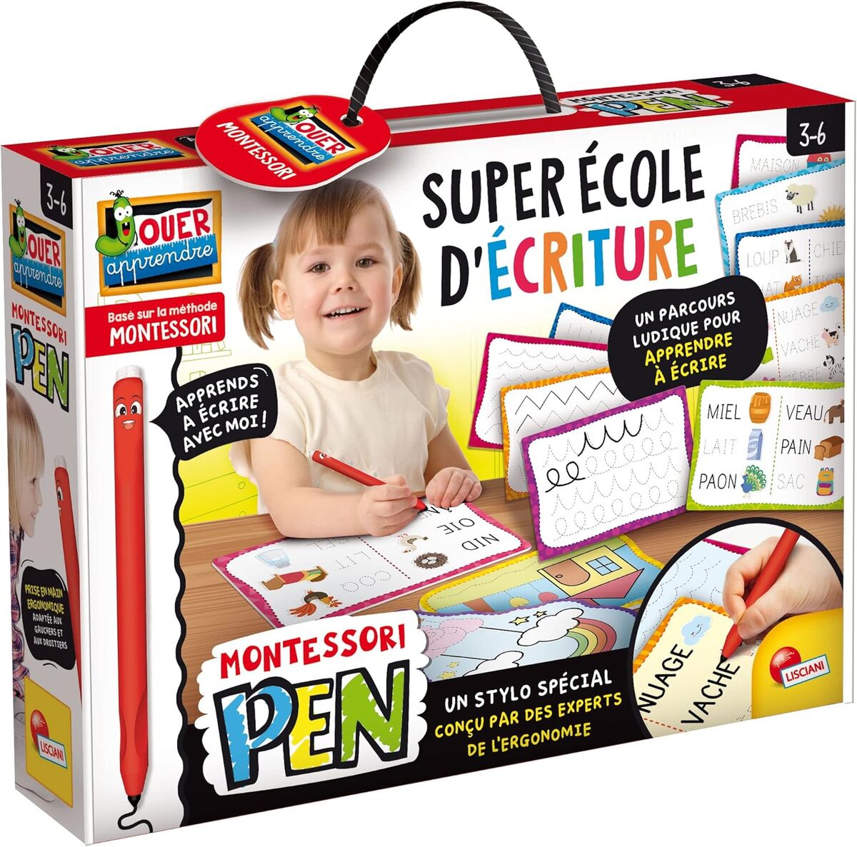 Test : stylo Montessori LISCIANI, apprentissage de l'écriture