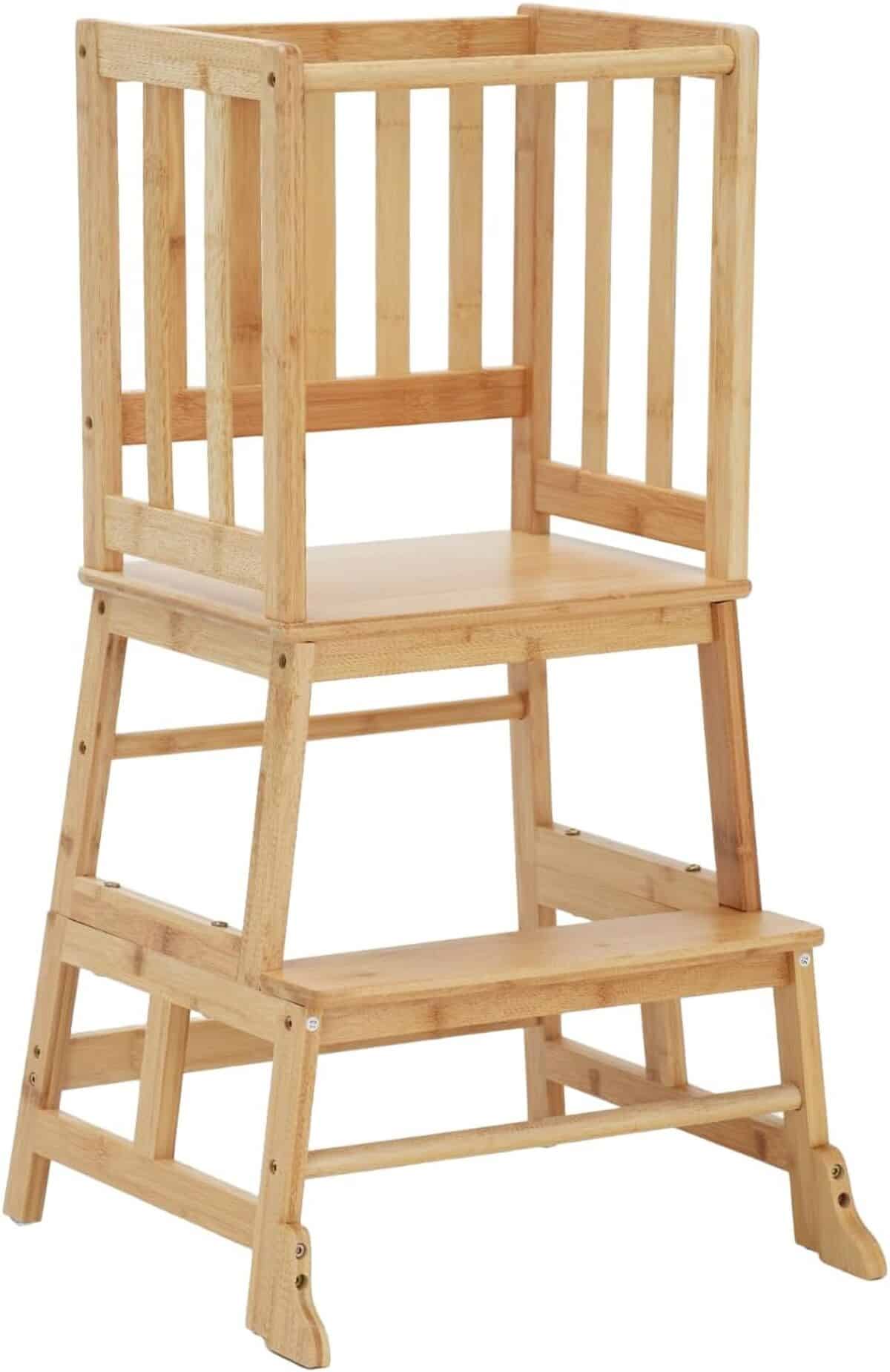 Test : tour d'observation enfant Cosyland Montessori en bambou