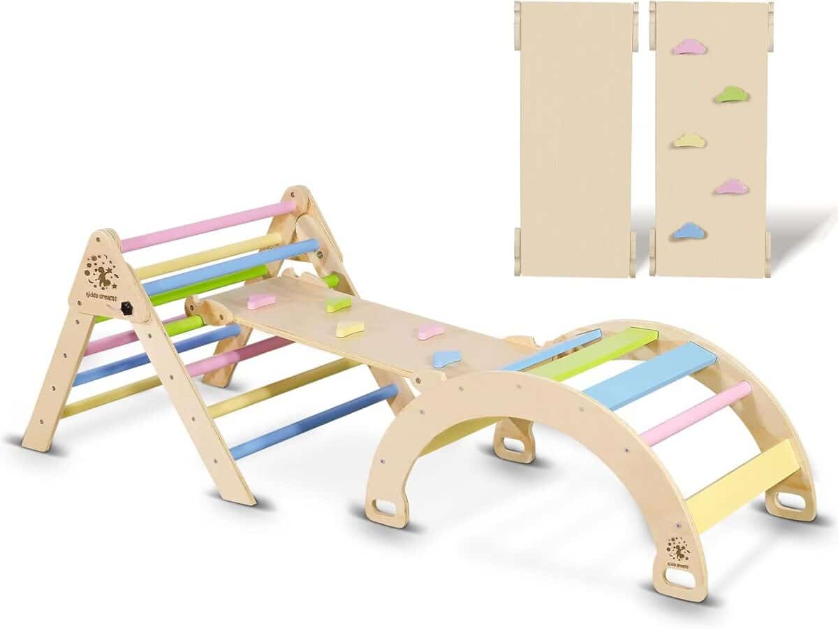 Test : triangle d'escalade Montessori CCLIFE