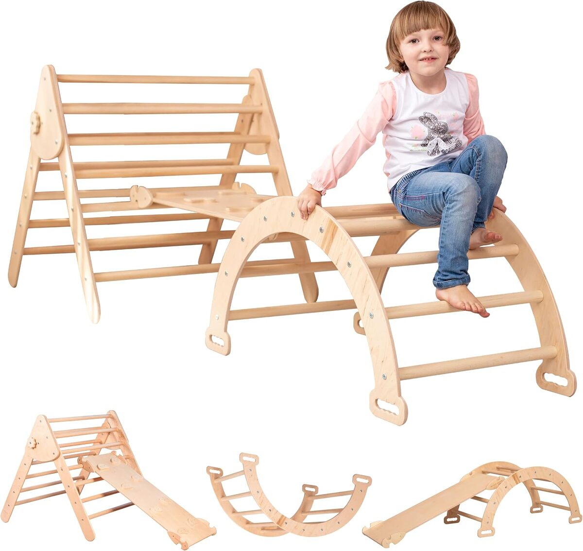 Test : woodandhearts Montessori set, l'escalade éducative à la maison