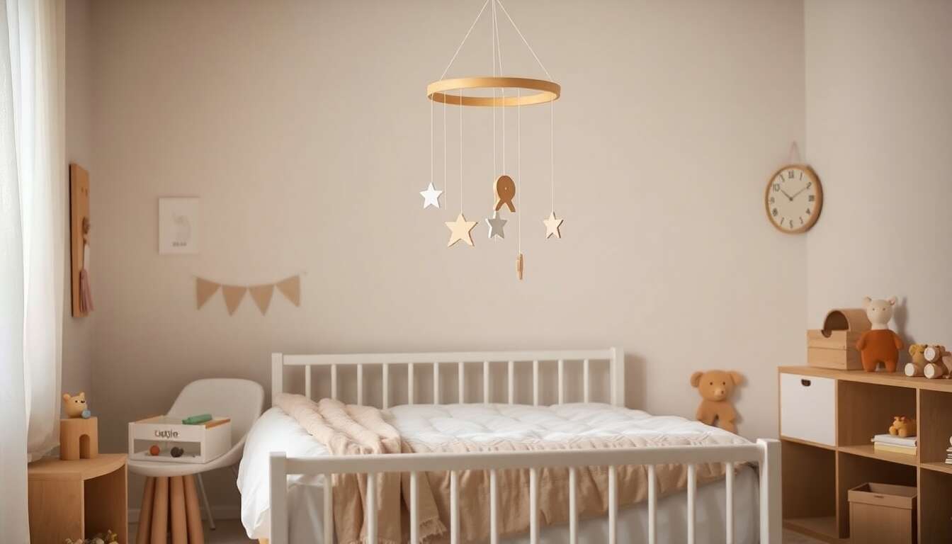 Découvrez le mobile de Munari pour bébé selon Montessori