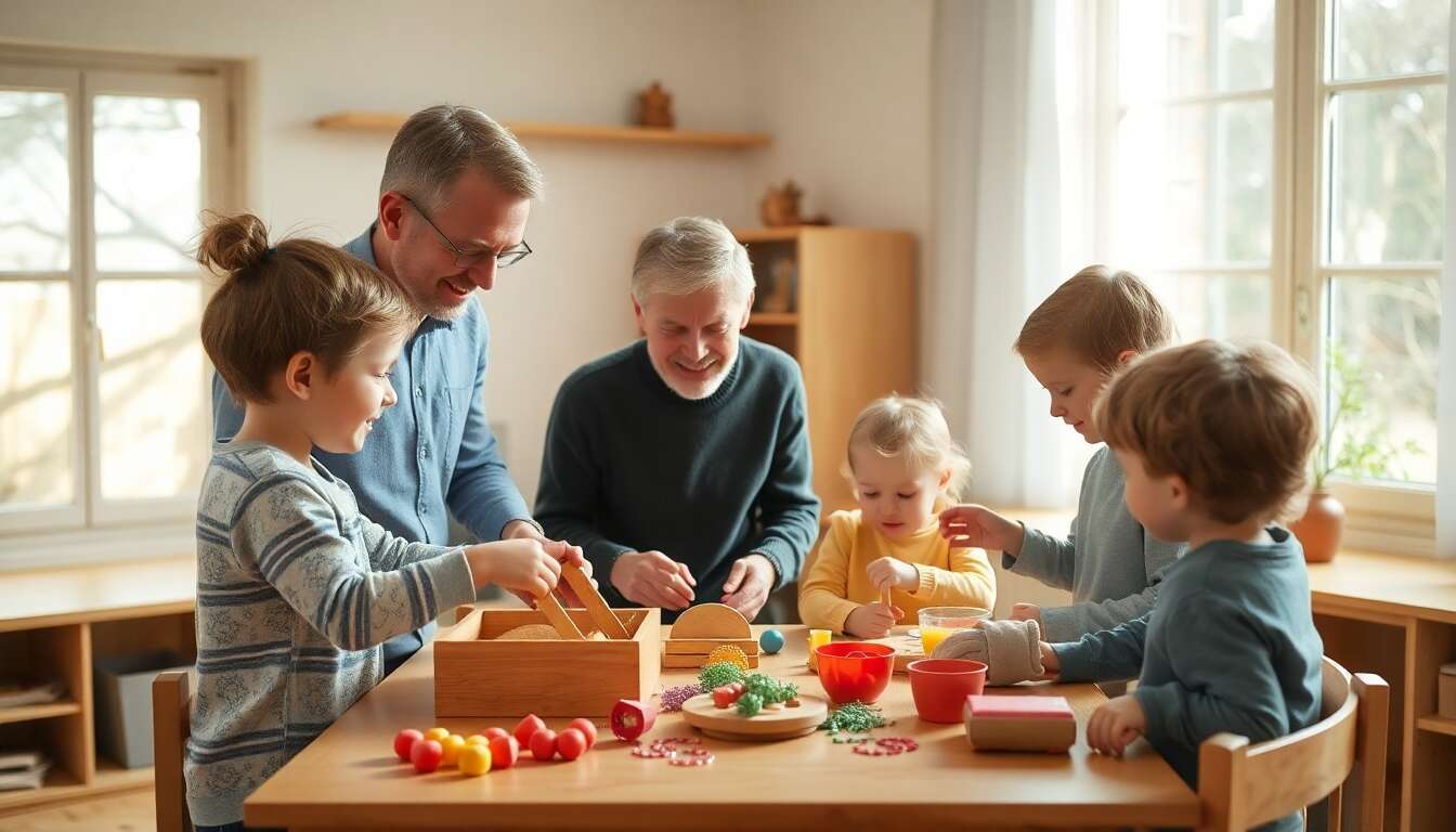 Le rôle des grands-parents dans l'éducation Montessori