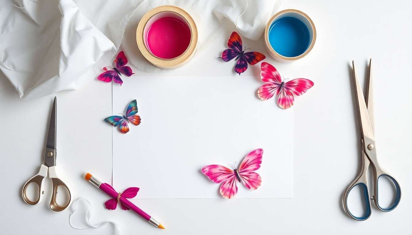 Comment fabriquer des papillons tie-dye ?