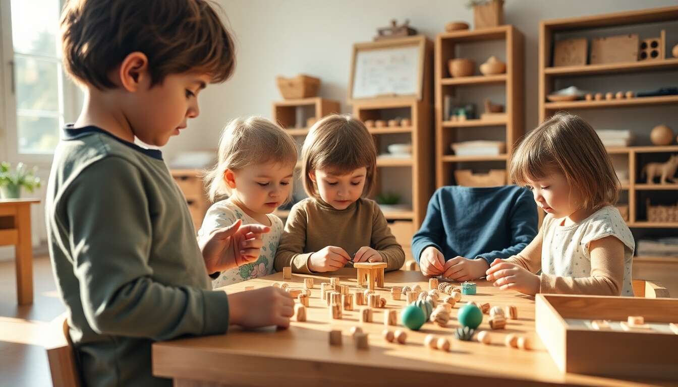 Les périodes sensibles Montessori : l'importance des petits objets