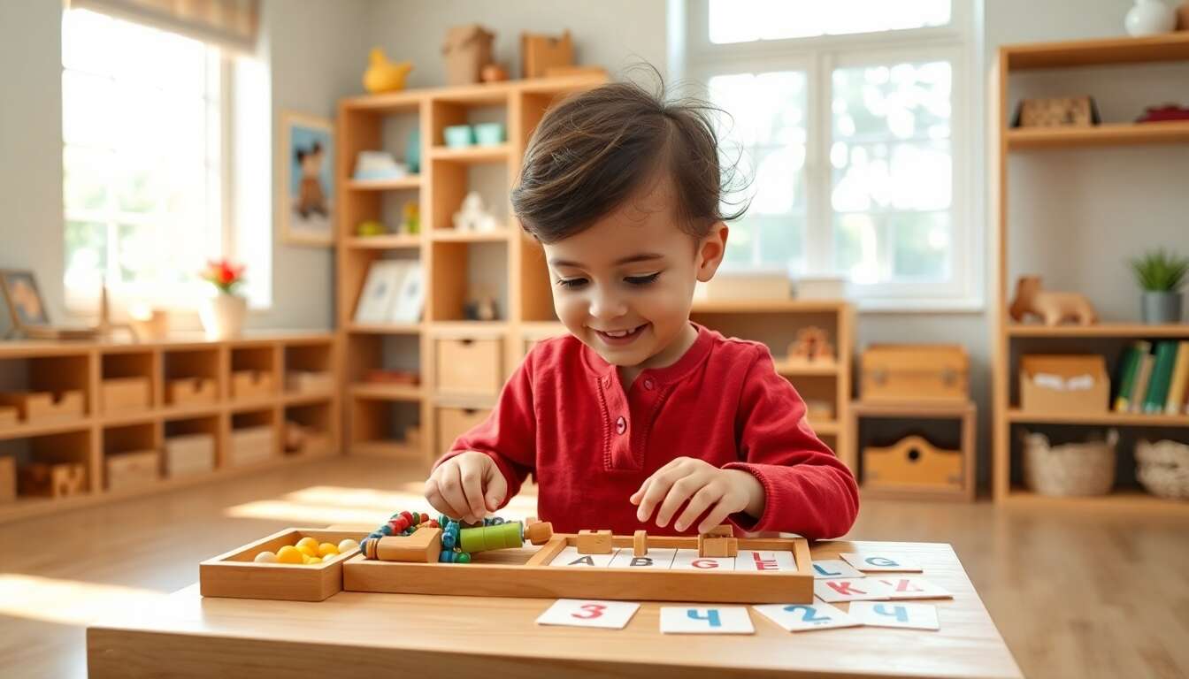 Écrire à 4 ans : l'éducation Montessori