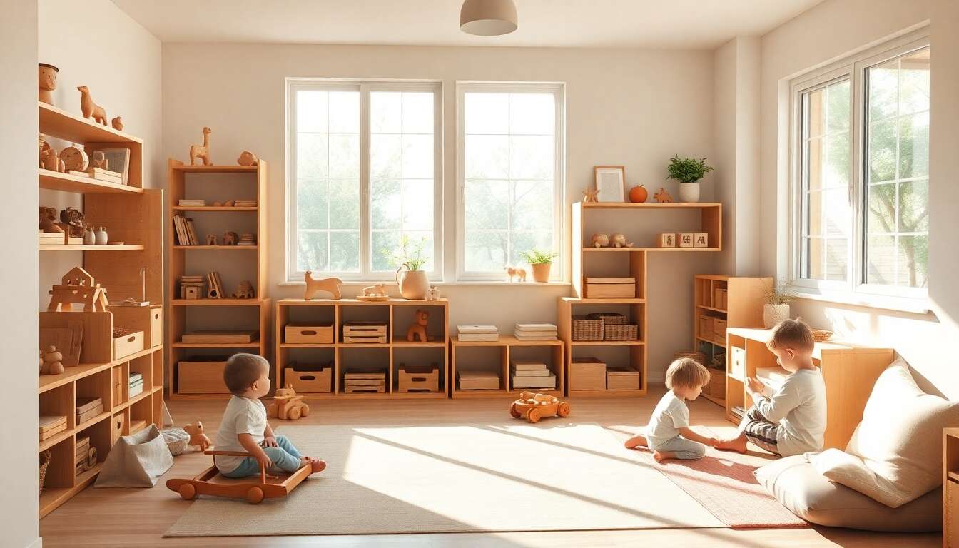 La rotation des jouets : méthode Montessori