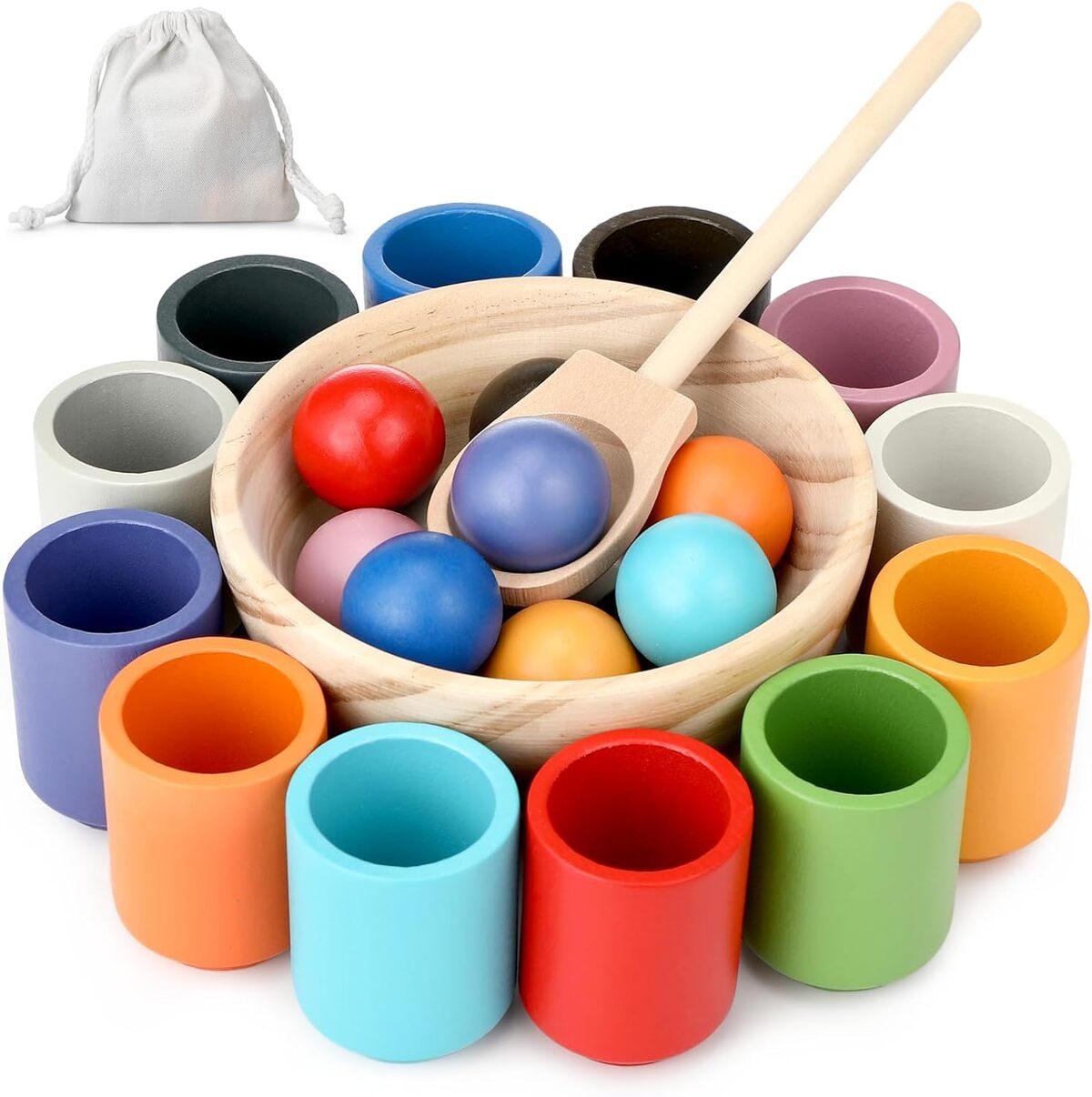 Avis sur le jouet en bois Montessori Royouzi : un jeu d'empilage éducatif