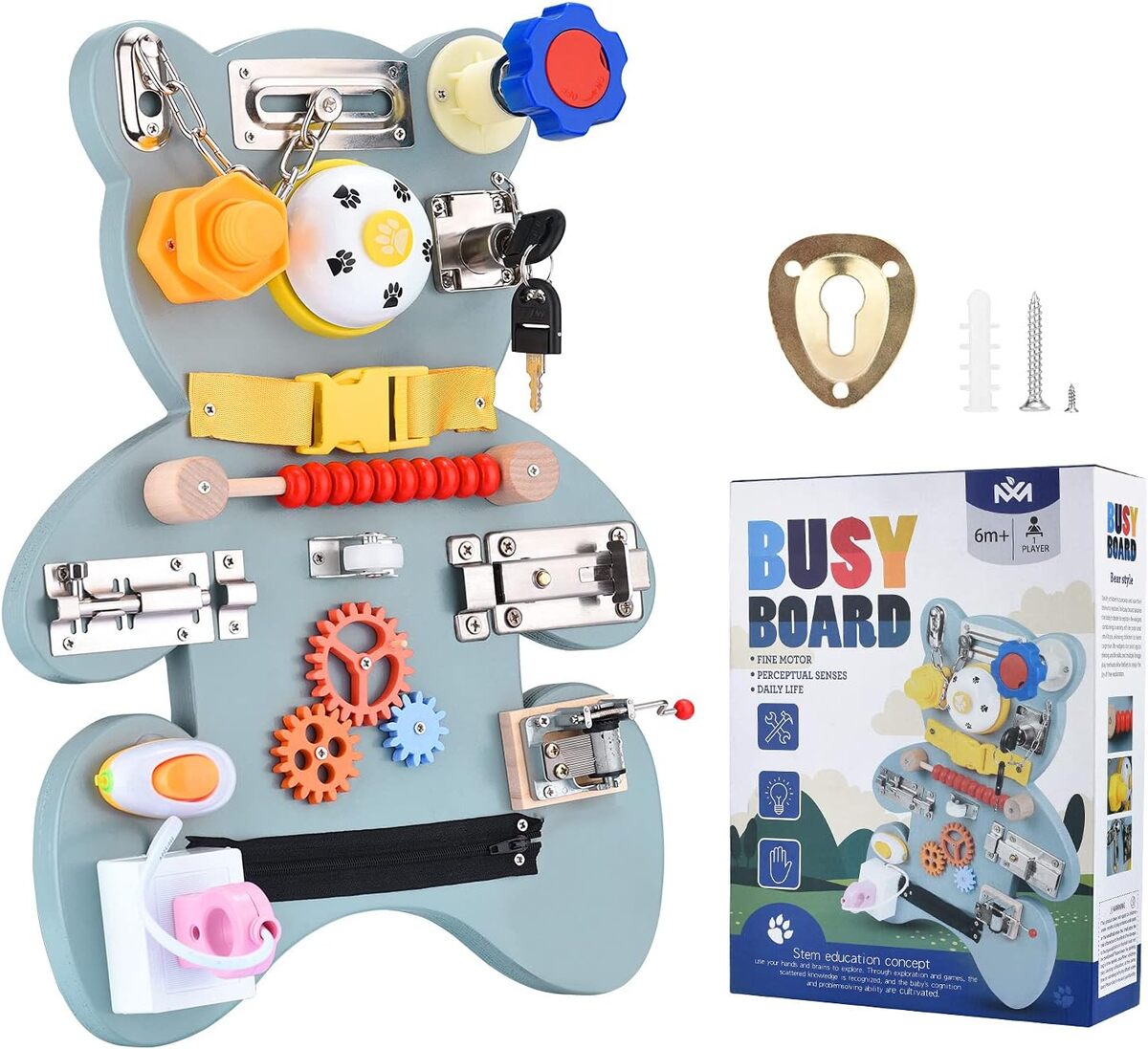 Test du Do-Electr Busy Board Montessori : stimulation sensorielle pour les petits aventuriers