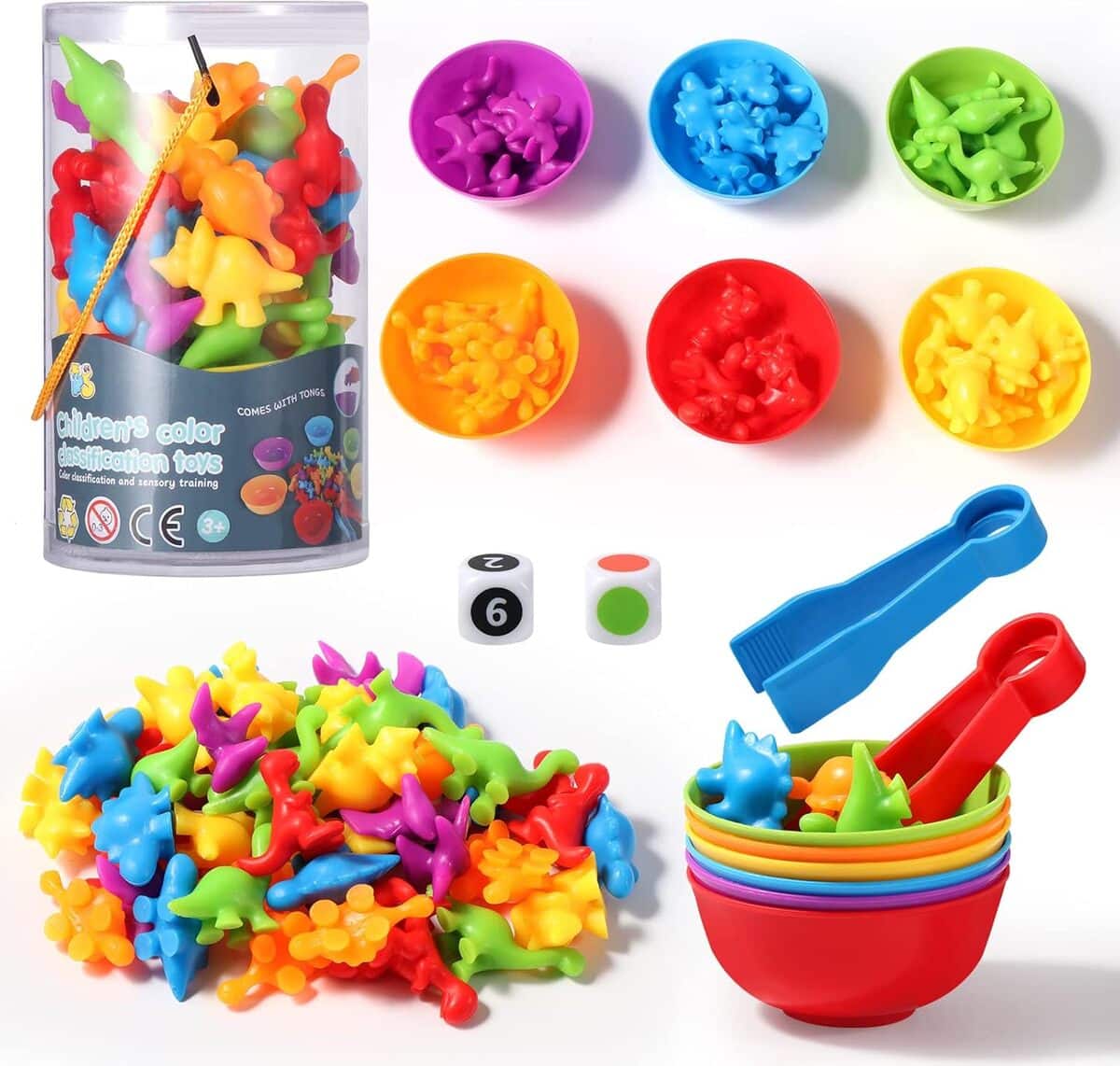 Test : jouets éducatifs Montessori par Oderra, dinosaure et motricité fine