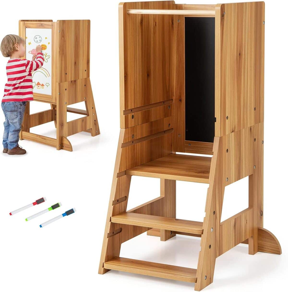 Test de la tour d'observation Dreamade Montessori pour enfants