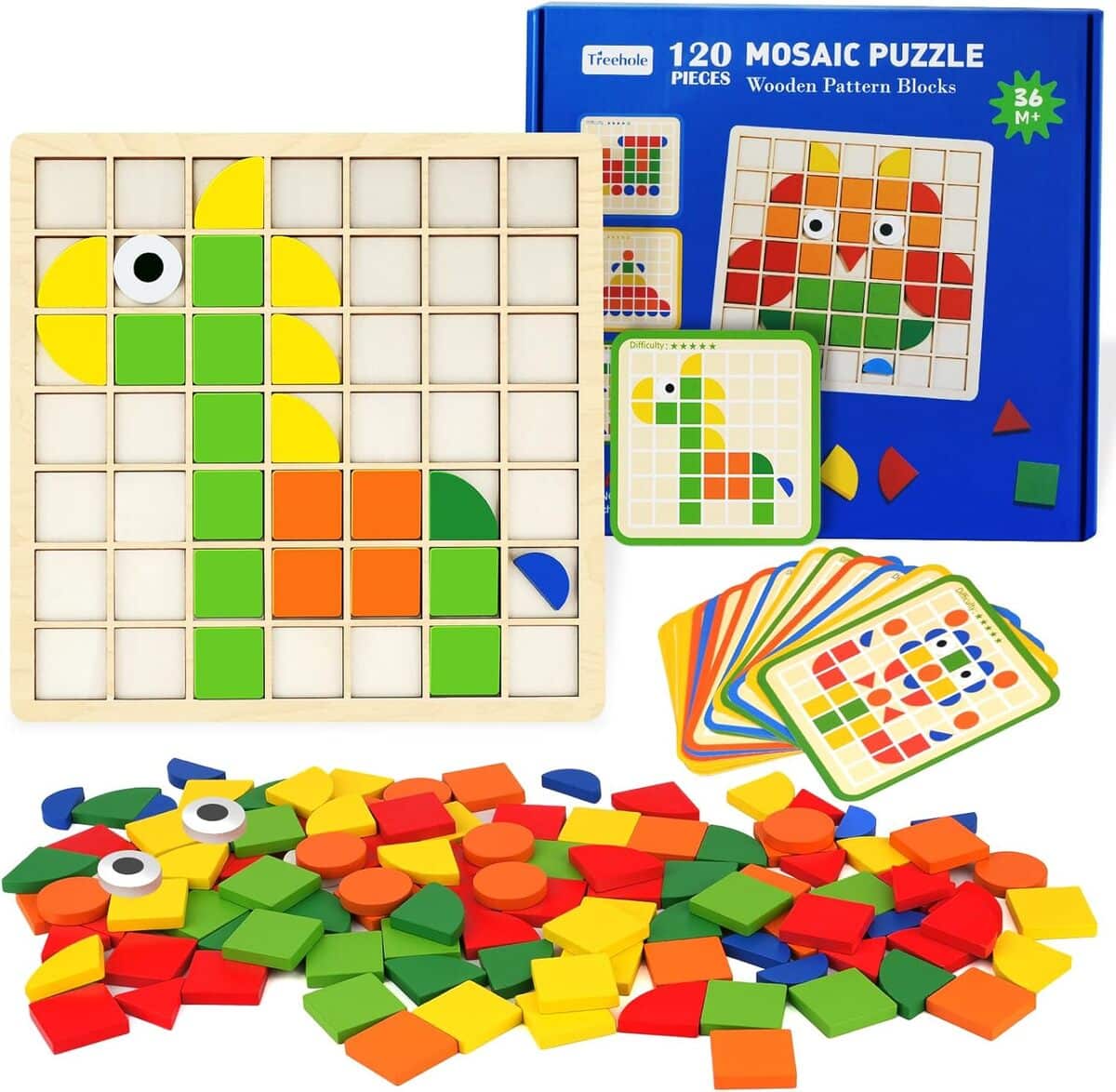 Test du tangram Montessori : 120 pièces pour jeunes esprits créatifs