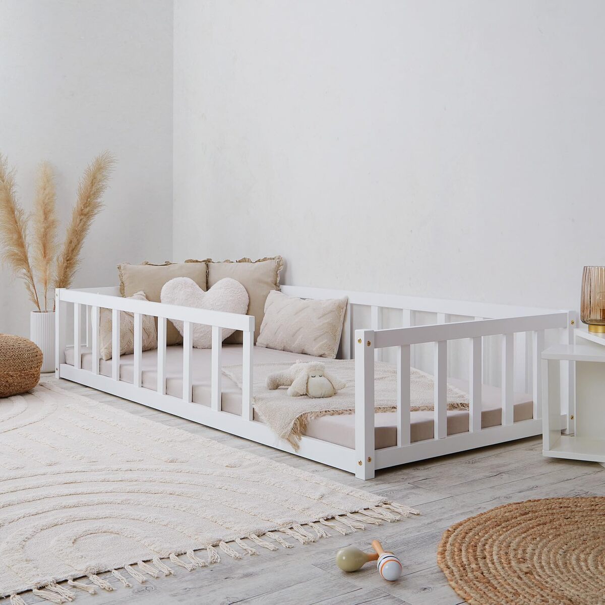Test du lit pour enfant Homestyle4u 2523 : sécurité et style Montessori
