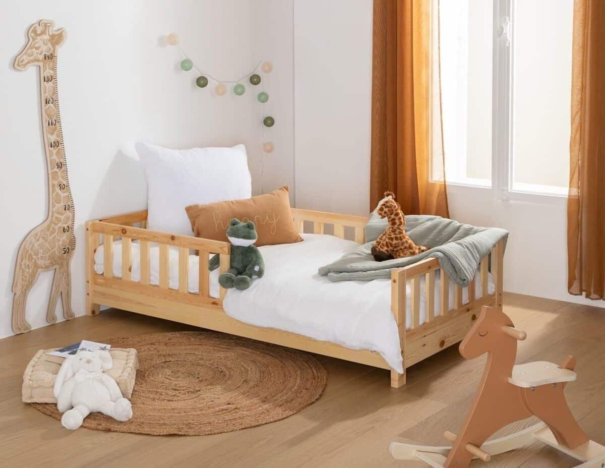 Test du lit WEB2O Montessori 80x160 cm en bois naturel
