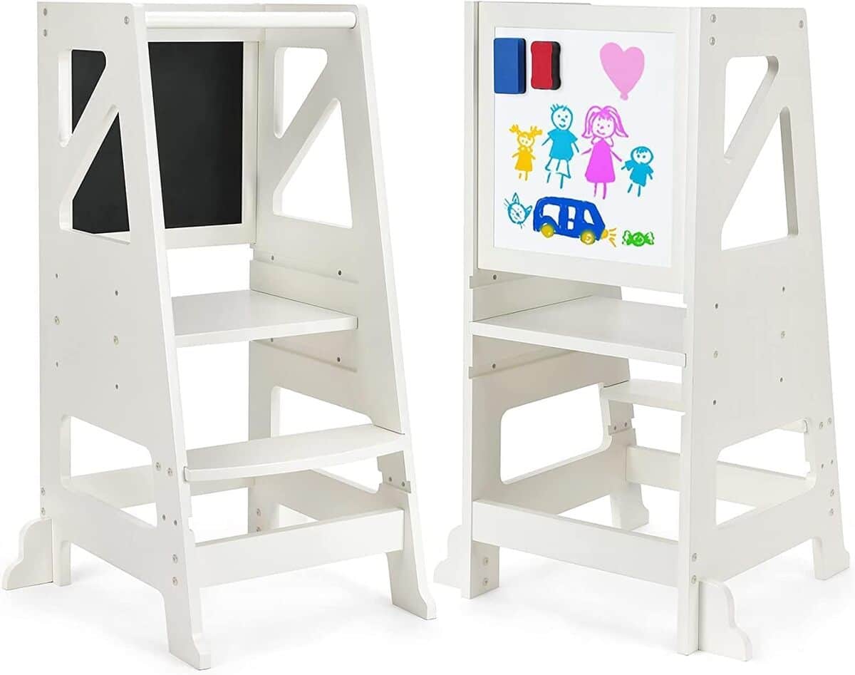 Test de la tour d'apprentissage Dripex Montessori réglable