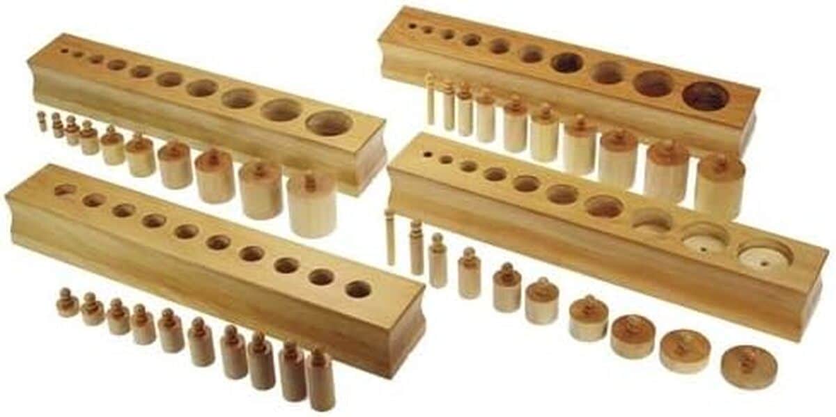 Test des emboîtements cylindriques Montessori-Store