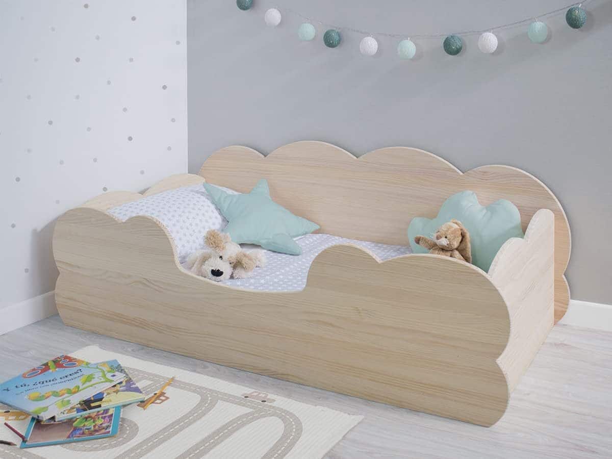 Test du lit Montessori Bainba Nuage en bois 70x140 cm