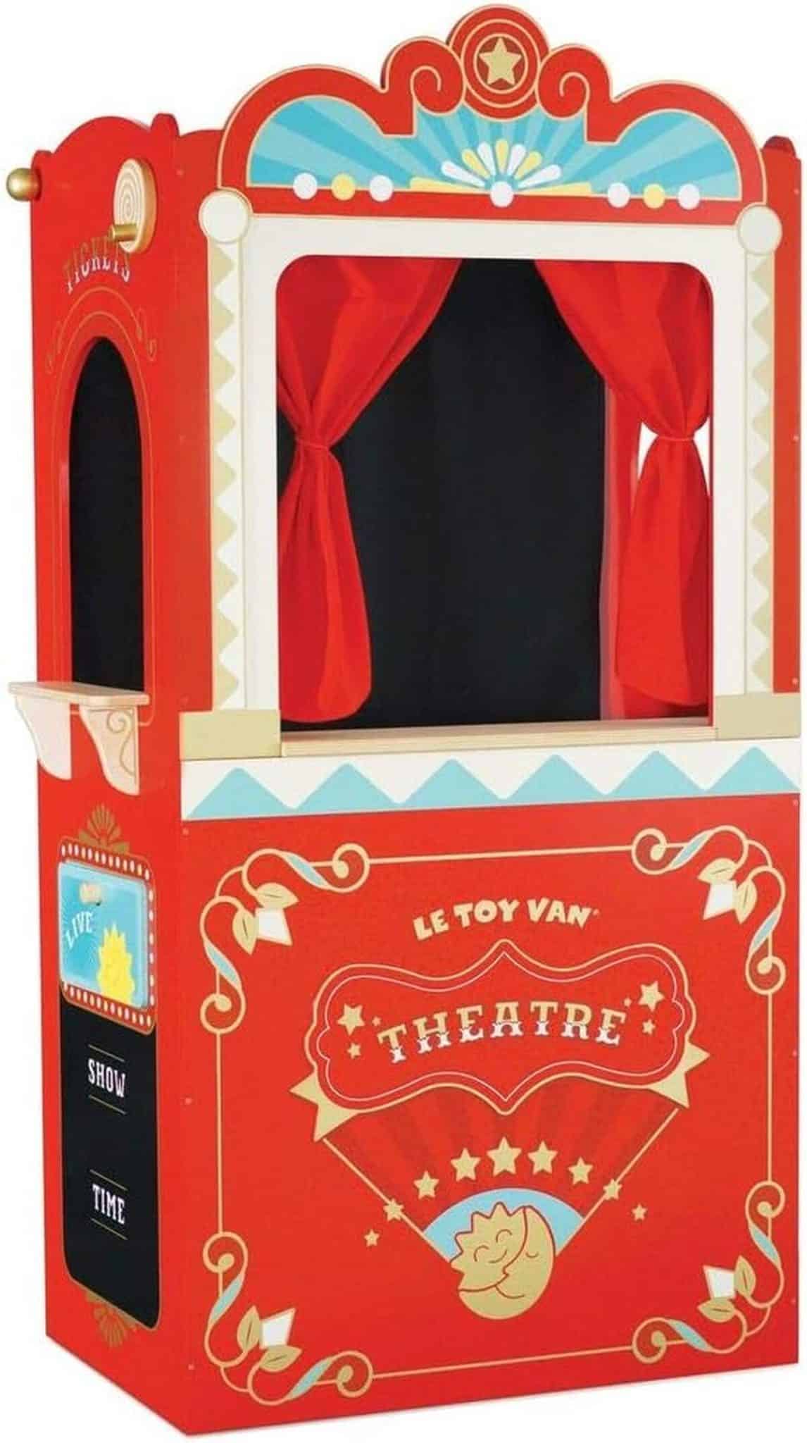 Test : le toy van TV333, théâtre de marionnettes Montessori innovant