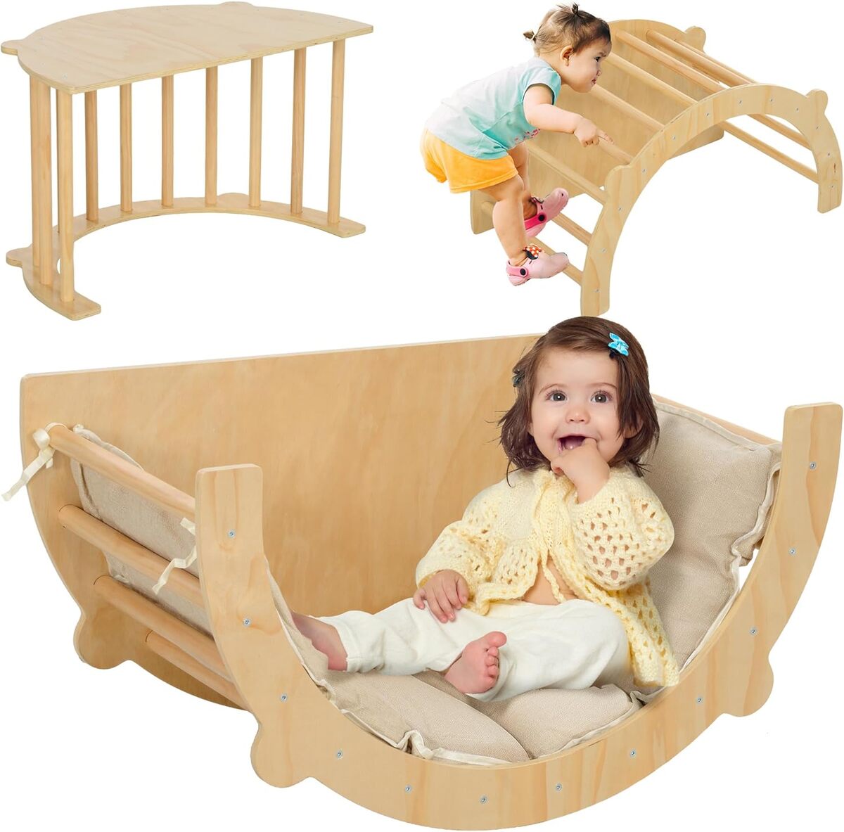 Test de l'arche 3 en 1 AIYAPLAY pour parcours motricité enfant