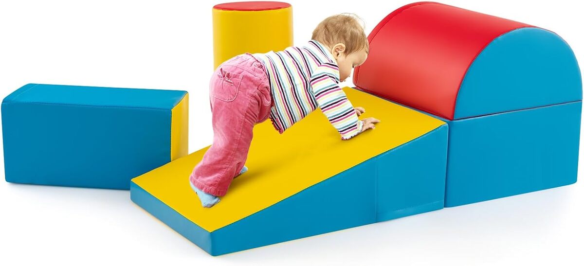 Test du parcours motricité bébé en mousse COSTWAY 5PCS : jouets éducatifs pour enfants