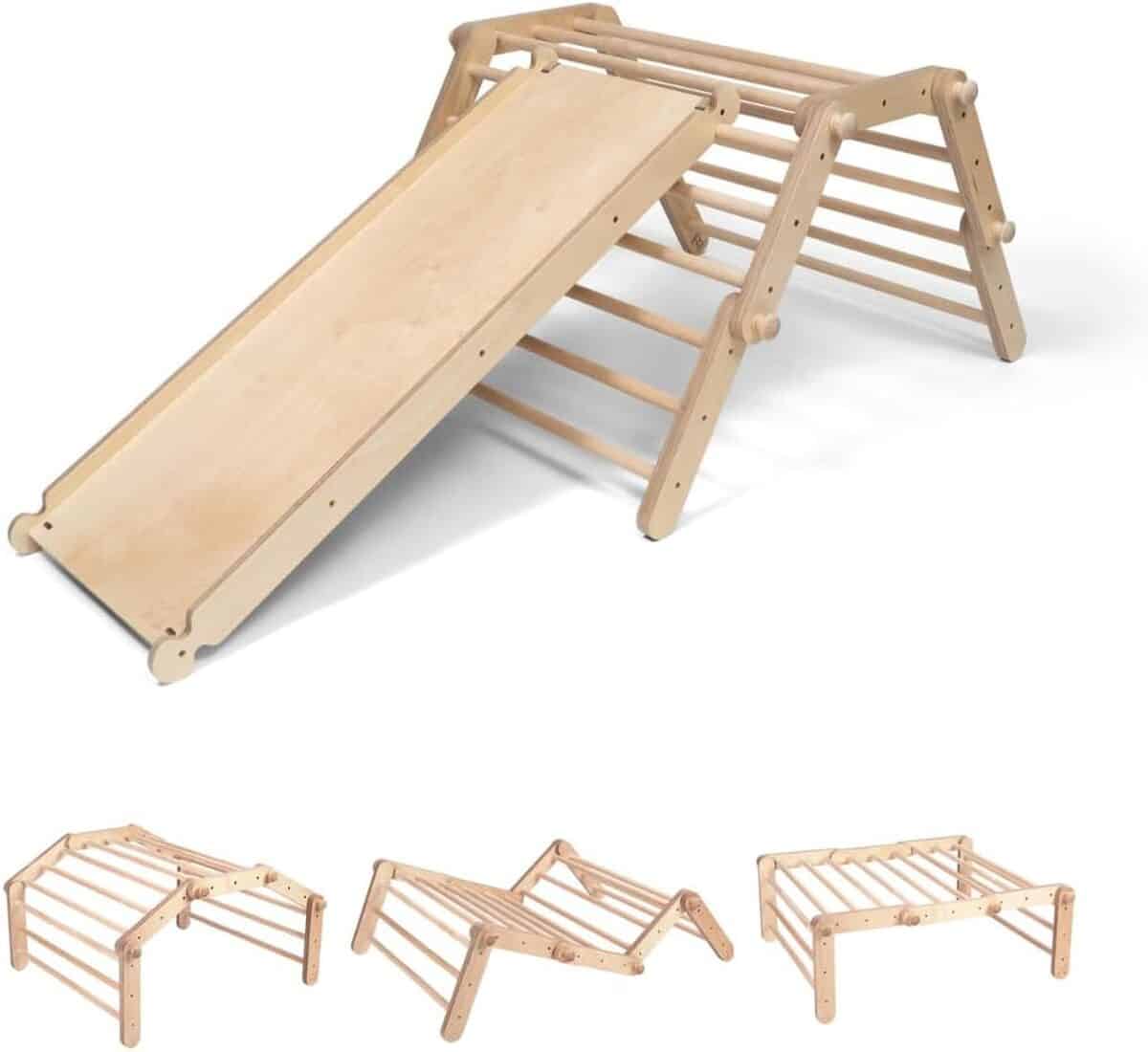 Test du triangle d'escalade modifiable 5 segments Ette Tete FIPITRI® avec rampe