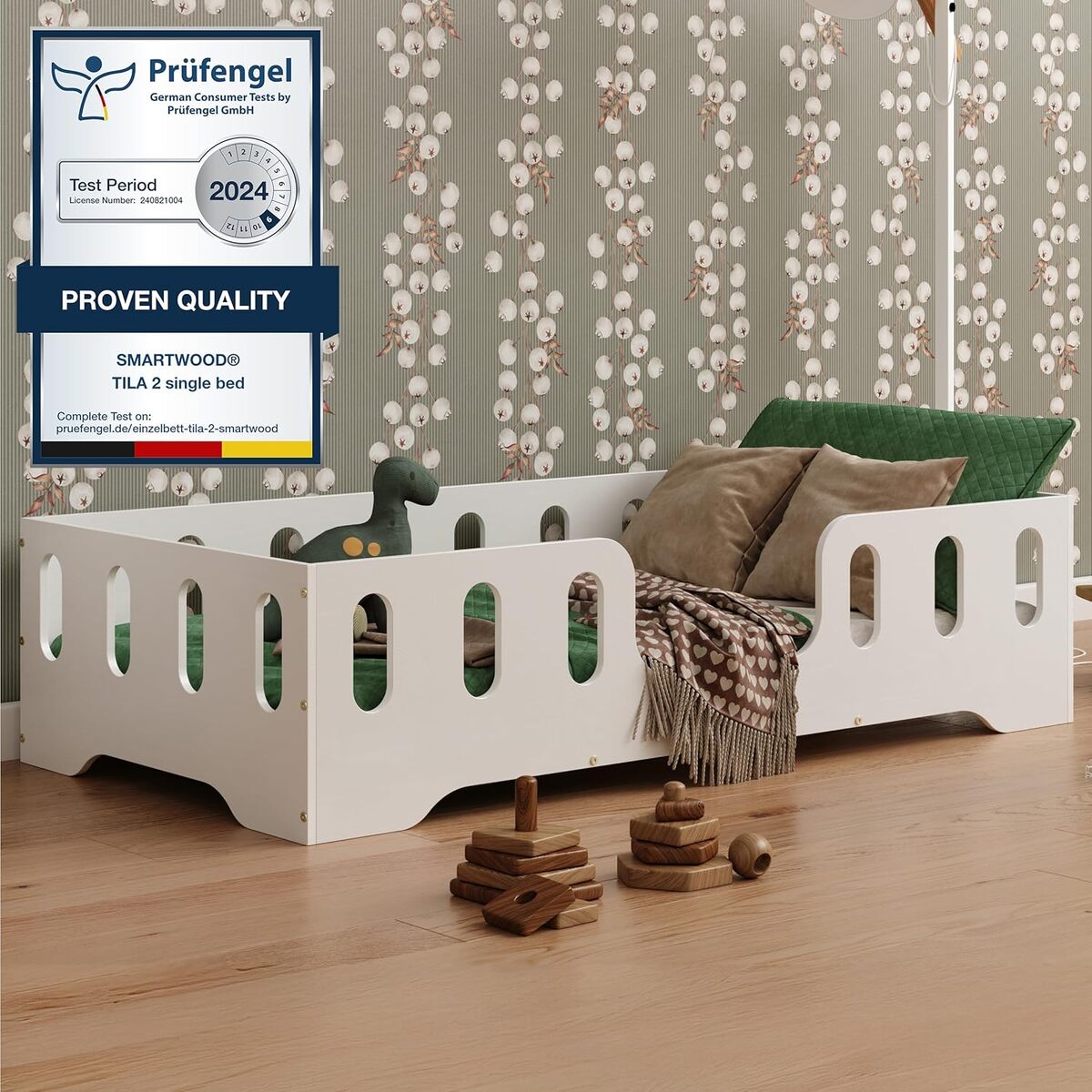 Test : lit smartwood TILA 2 140x190 cm, sécurité assurée