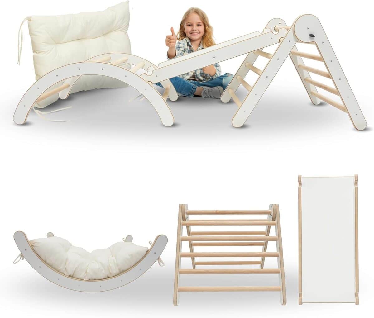 Test : structure d'escalade Montessori 4 en 1 de MAMOI