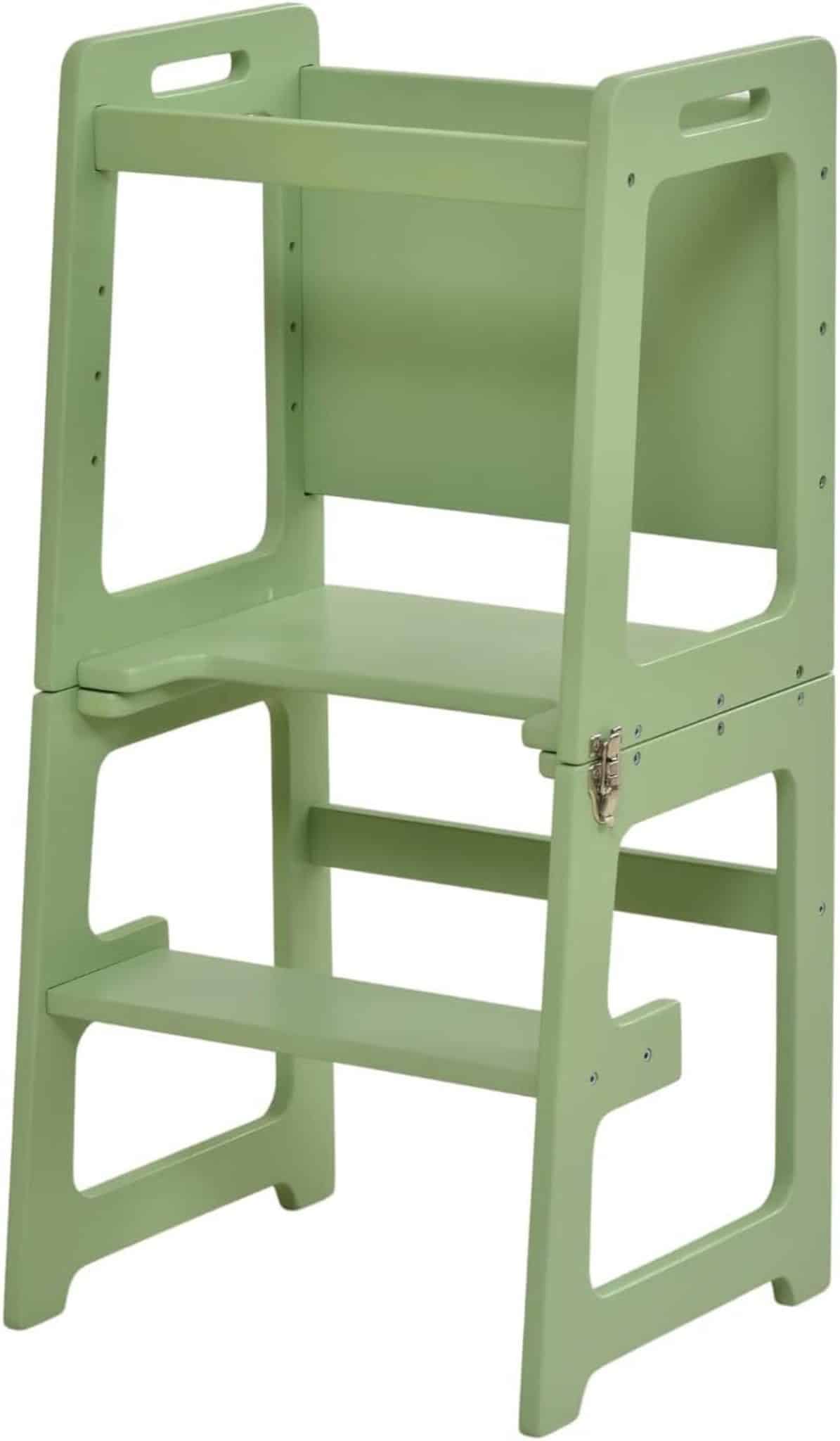 Test de l'avenlur marchepied en bois vert