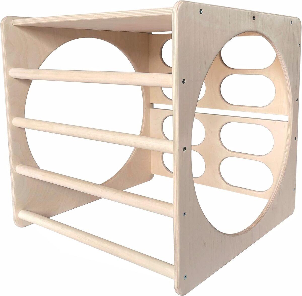 Test du cube d'escalade en bois GOODEX : éducatif et écologique dès 1 an
