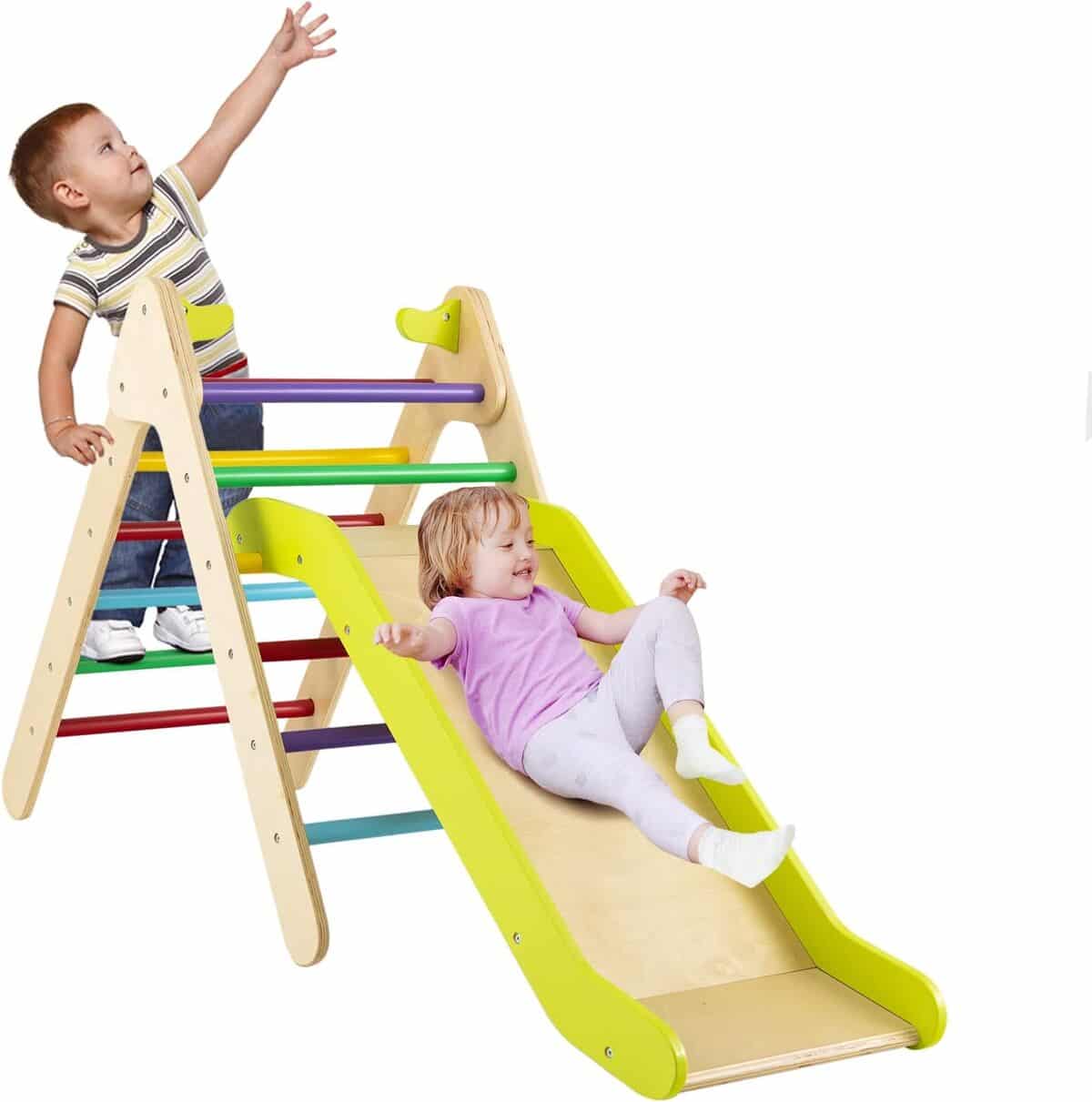 Test : goplus triangle escalade Montessori 2 en 1 pour enfants
