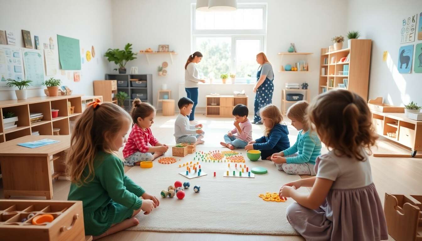 Montessori en établissements spécialisés : quels avantages ?