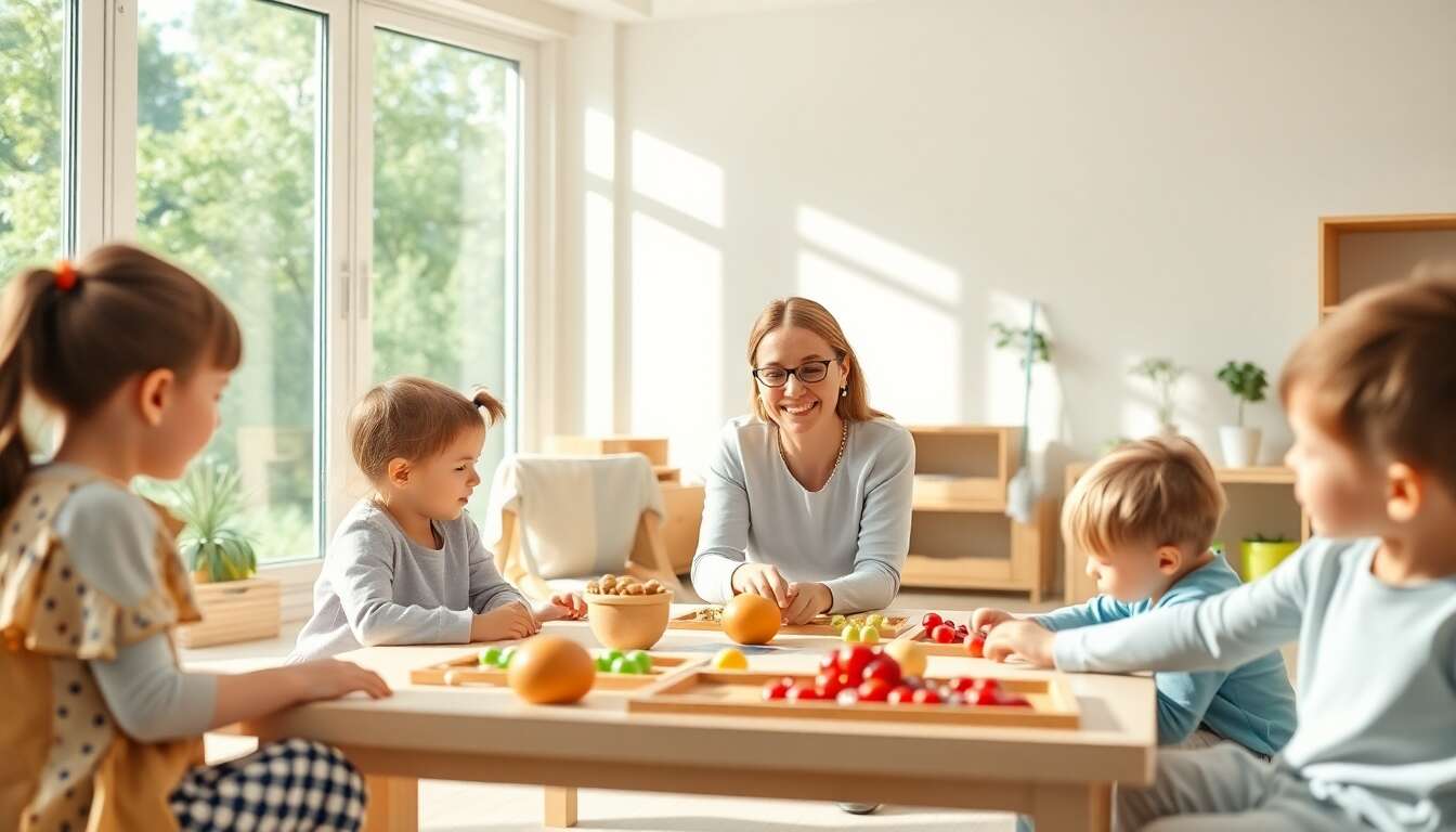 Encourager une attitude positive en Montessori
