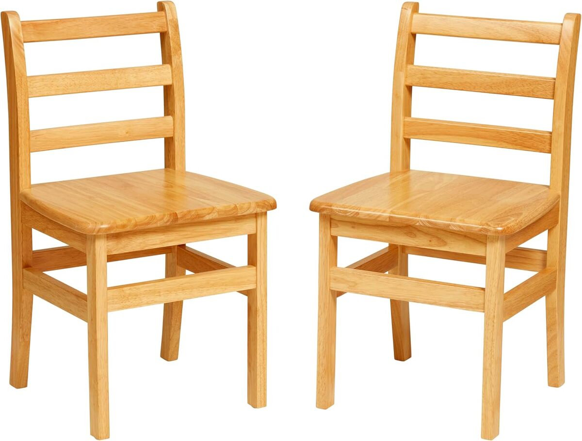 Test de la chaise Ecr4kids 3-rung Ladderback 16" naturel