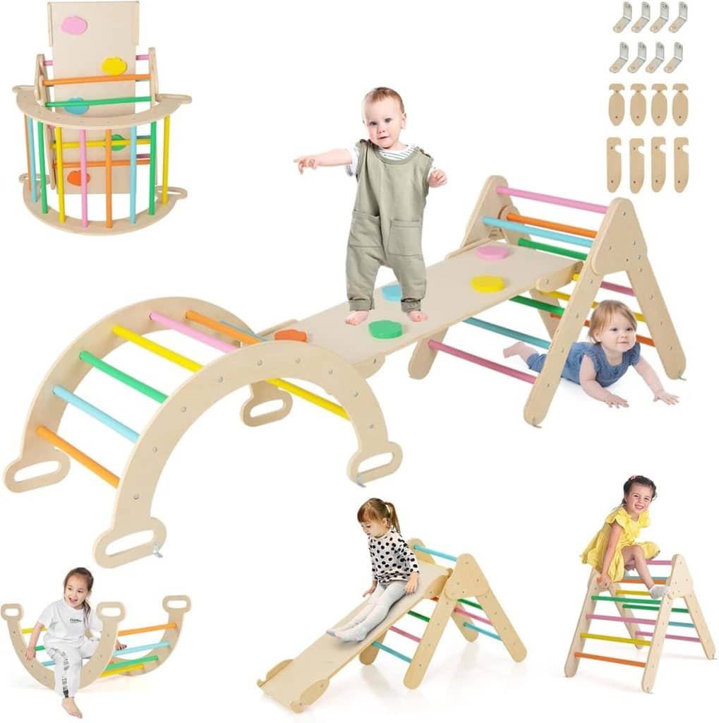 Test : triangle d'escalade Montessori Soars 7 en 1 pour bébés