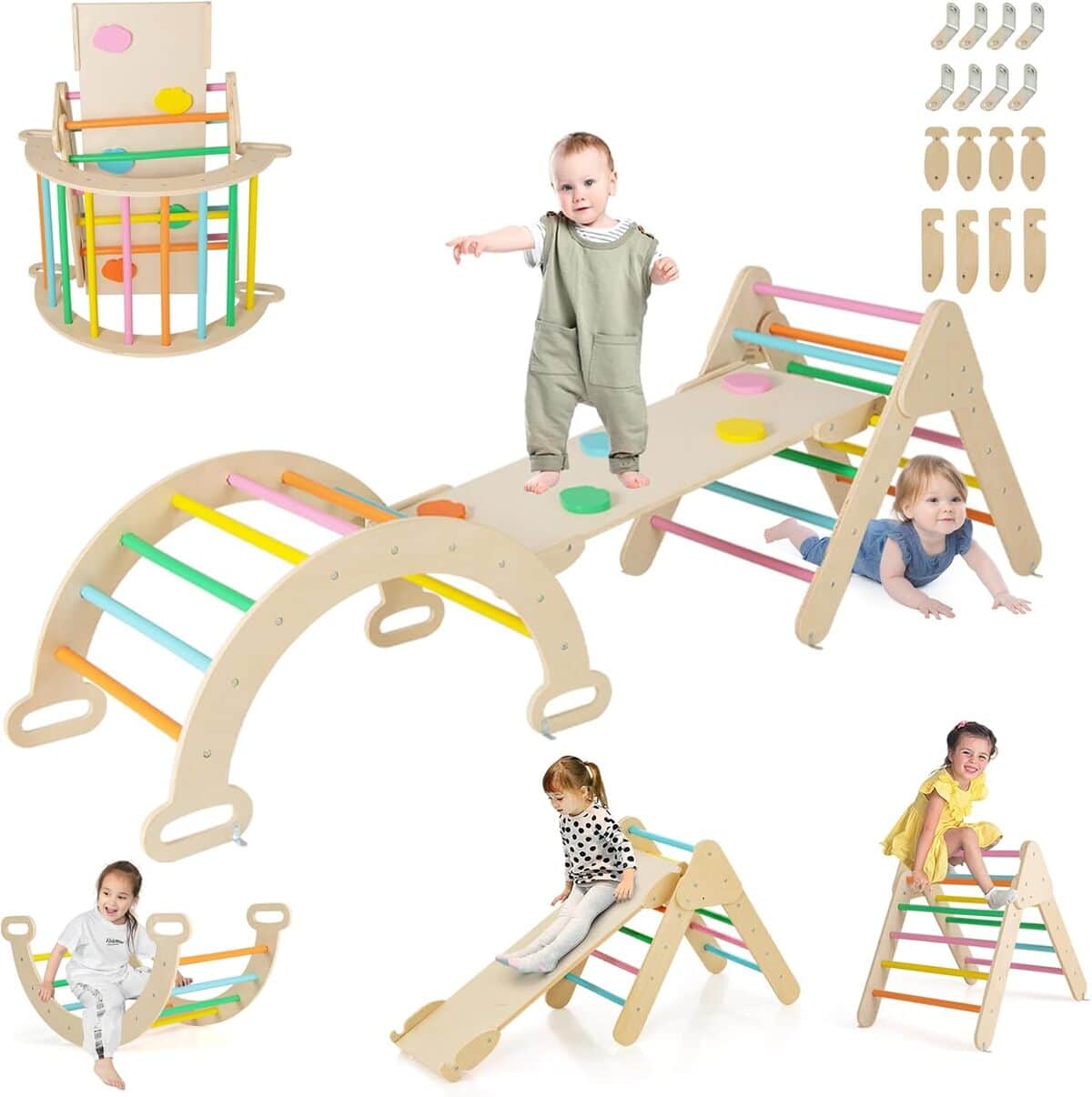 Test : triangle d'escalade Montessori Soars 7 en 1 pour bébés
