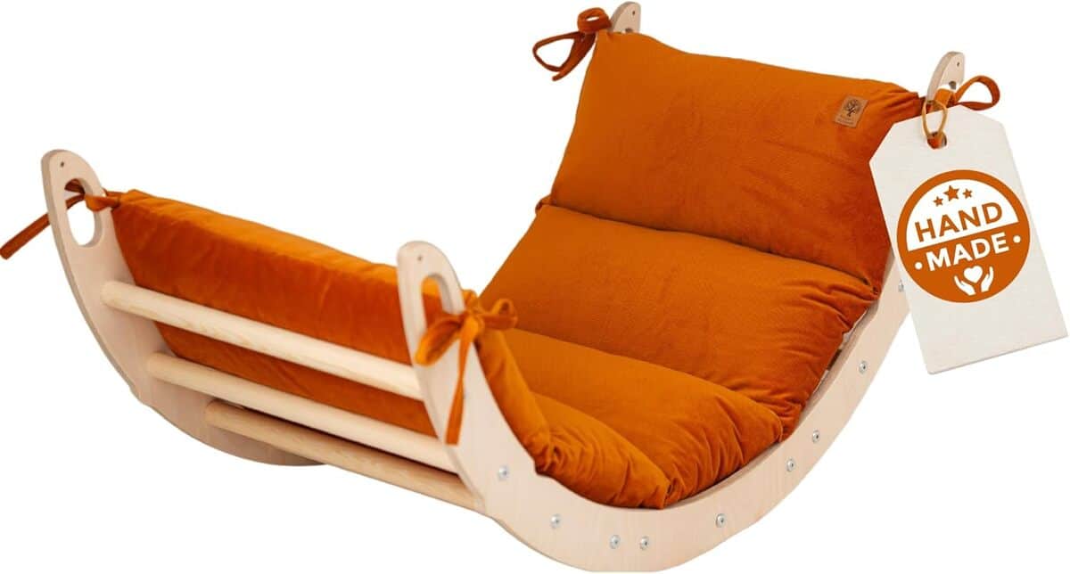 Test de l'arche d'escalade WoodsCraft Montessori pour bébé et enfant