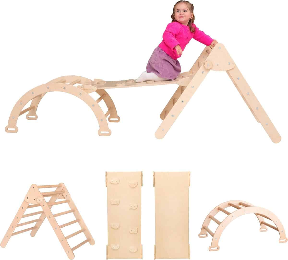 Test : lot de 3 Montessoris par Woodandhearts pour escalade éducative