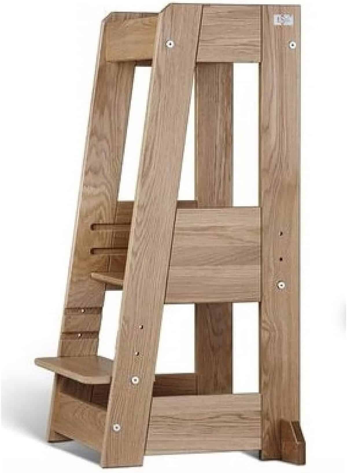 Test : tour d'apprentissage Montessori tiSsi en chêne naturel