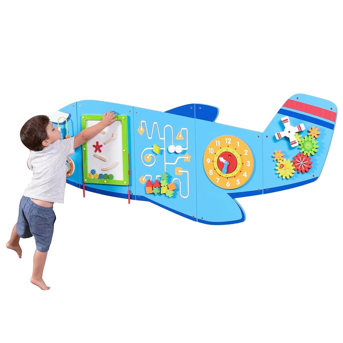 Avis : panneau mural sensoriel avion Spark & Wow pour enfants
