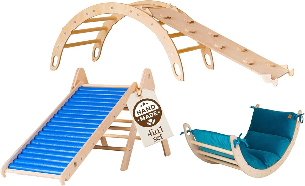 Test de l'arche d'escalade WoodsCraft 4en1 pour enfants