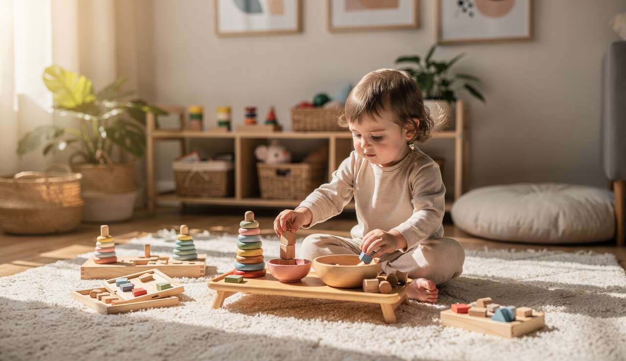 Activités Montessori pour les enfants de 1 à 3 ans : guide pratique à la maison