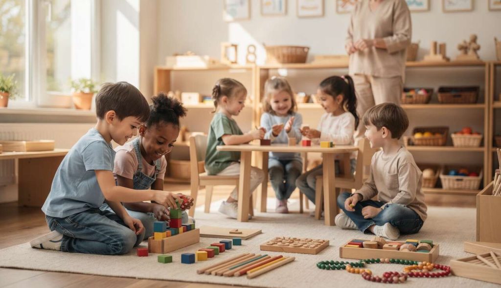 Méthode Montessori : renforcer les Compétences Socio-Émotionnelles